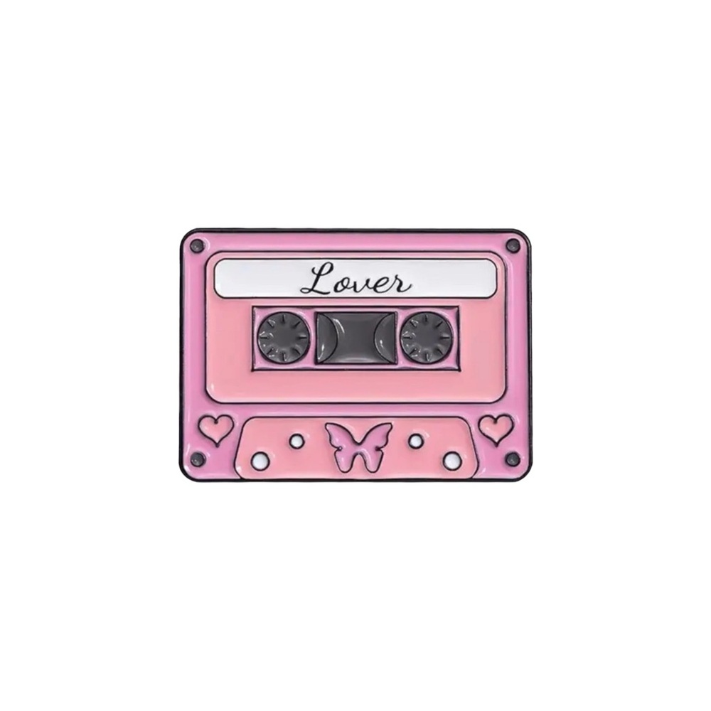 3/$18 Taylor Swift Lover Album Cassette Tape Enamel Pin Brooch NEW